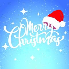 Merry Christmas typography Vector Illustration
