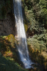 Edessa great park waterfall in Greece.
