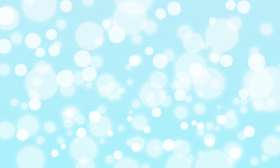 Abstract bokeh with blue background