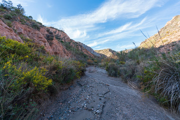 Steep landscape in Los Picachos in Spain