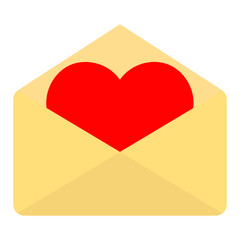 envelope with heart