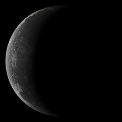 Waning crescent  moon