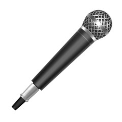 Karaoke or music mic.Vector sign of radio or audio