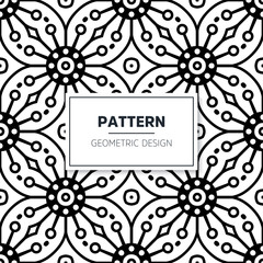 Seamless mandala islamic pattern. Vintage elements