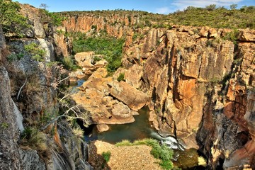 Bourke's Luck Potholes in Graskop, Mpumalanga. South Africa