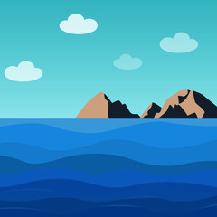 Simple sea background