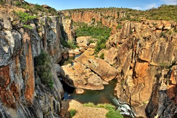 Bourke's Luck Potholes in Graskop, Mpumalanga. South Africa