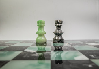 marble chess borad with chess