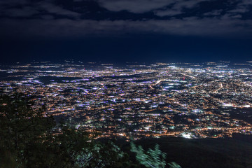 Sofia in Bulgaria during sundown 