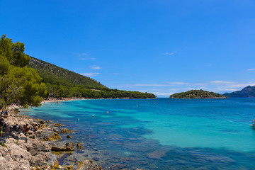 Landscape of Palma de Mallorca island in Spain