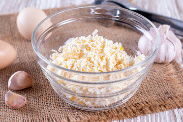 Homemade Cheese and Egg Salad