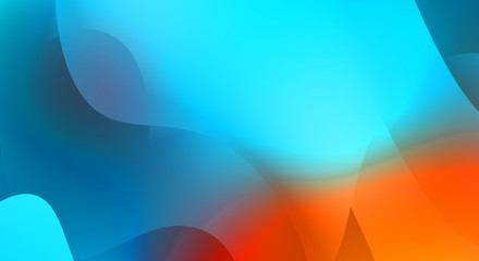 Abstract background with colorful gradient. Vibrant graphic wallpaper with stripes design. Fluid 2D illustration of modern movement.