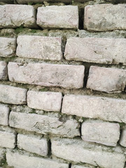 Old texture brick background empty brick underground.