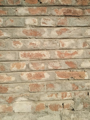 Abstract background with new brick wall.