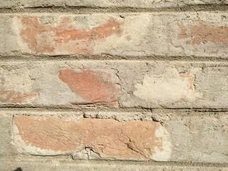 Abstract background with new brick wall.