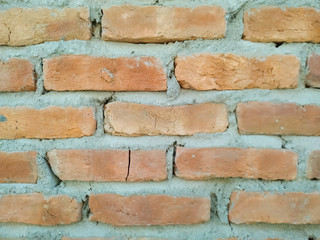 Abstract background with new brick wall.