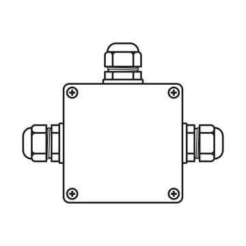 Instrument junction box with cable gland