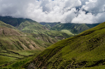Obraz premium mountain landscape with clouds