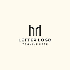 Letter M logo Abstract template design in Vector illustration 