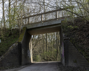 Wildlife Sanctuary Hahnheide - old railway bridge