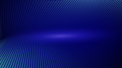 Blue  particles background