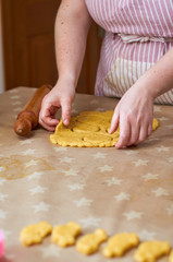 woman making traditional cookies 1