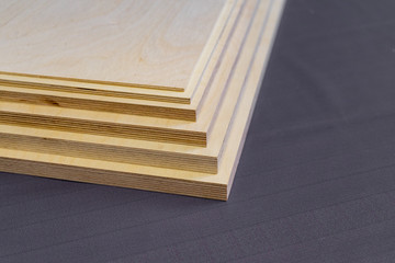plywood boards on the furniture industry