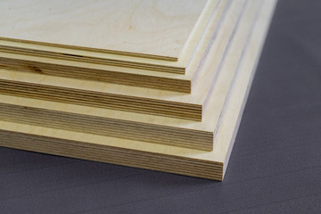 plywood boards on the furniture industry