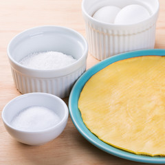 Crepioca - pancake of cassava (tapioca)