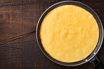 Crepioca - pancake of cassava (tapioca)