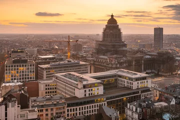 Deurstickers Brussels, Belgium Cityscape © SeanPavonePhoto