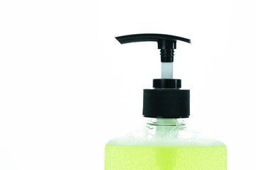 using alcohol gel green lemon clean wash hand sanitizer anti virus bacteria dirty skin care contagious disease covid-19