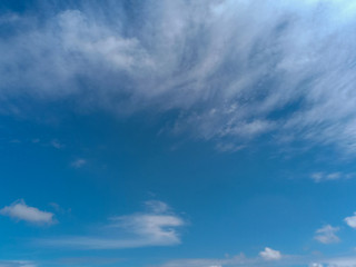 Naklejka na ściany i meble white clouds with blue sky