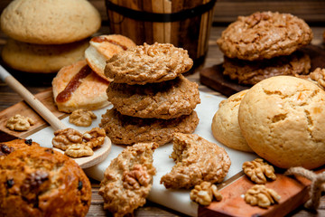 set of cookies on the table