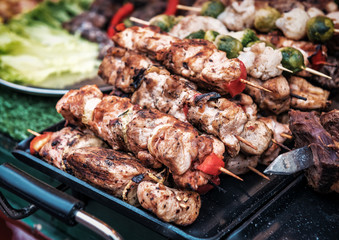 heap of delicious skewer