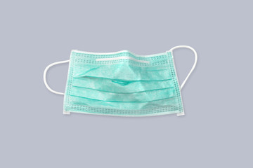 antiviral medical mask for protection against coronavirus. prevention of the spread of virus and...