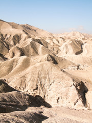 Mountains in the wild desert of israel