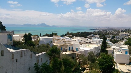 Fototapeta premium view of the city of the city