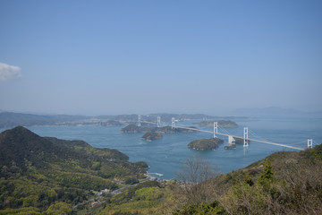亀老山展望公園　しまなみ海道を一望