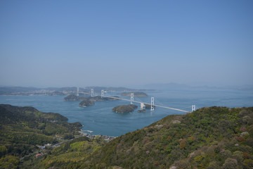 亀老山展望公園　しまなみ海道を一望