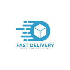 Delivery Logo Design Vector Illustration
