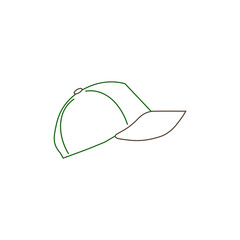 Cap camouflage for hunting,vector illustration
