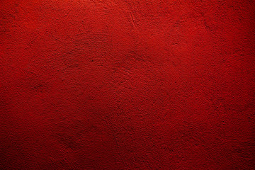 Red colored wall texture background with textures of different shades of red