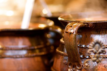 traditional turkish coffee pot