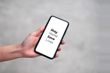 hand holding a tablet pc with sale sign