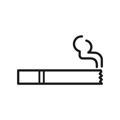 cigarette vector icon in trendy flat design