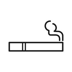 cigarette vector icon in trendy flat design