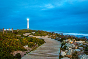 lighthouse on the coast in Cape Town