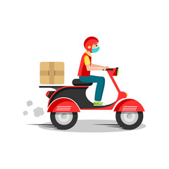 Online delivery service , online order tracking, delivery home and office. Scooter delivery. Shipping.
