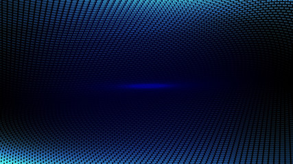 Blue  particles floor background